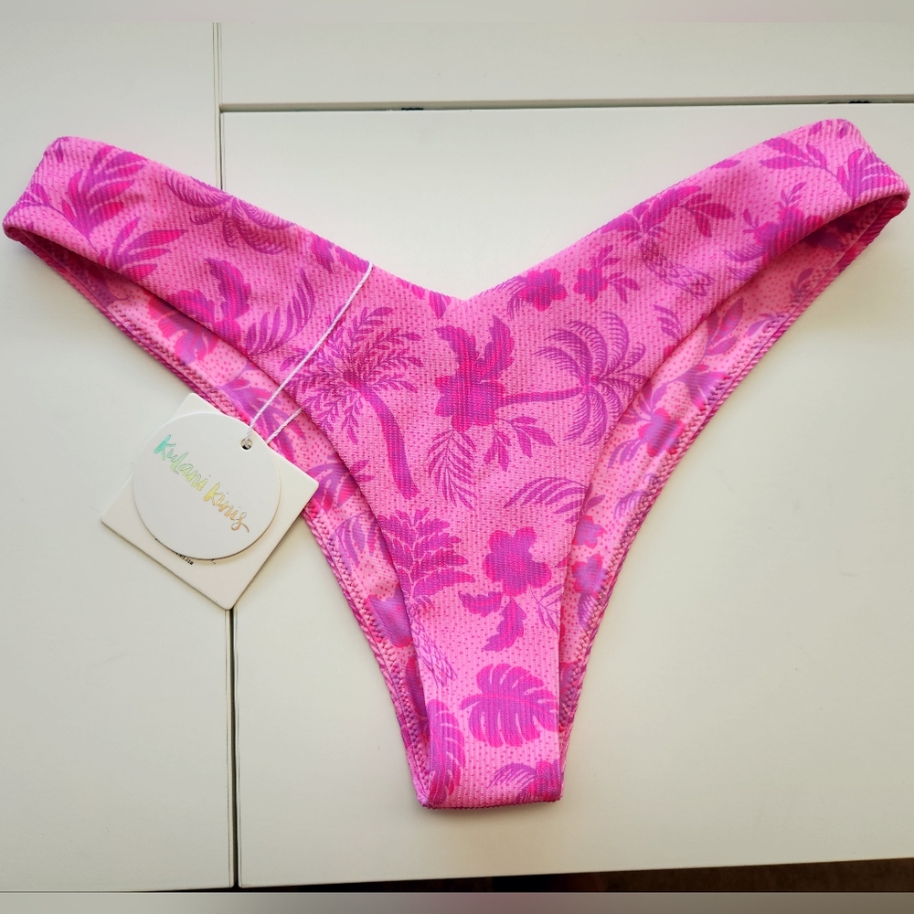 Kulani Kinis Pink Tropical Bikini Bottom